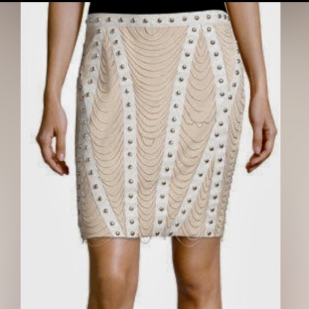 NWT Haute Hippie Fallen Angel Mini Skirt L